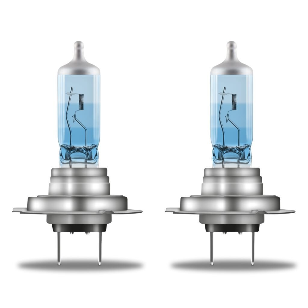 nærbillede af detaljer og materialer af OSRAM – H7 Halogen forlygtepære – Duo-boks – 2 – PAKKE – OSRAM