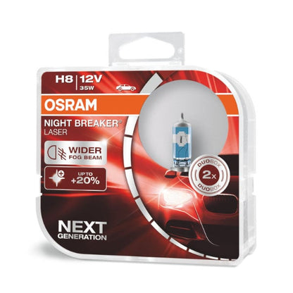 H8 Night Breaker Laser - Produktbillede forfra | OSRAM