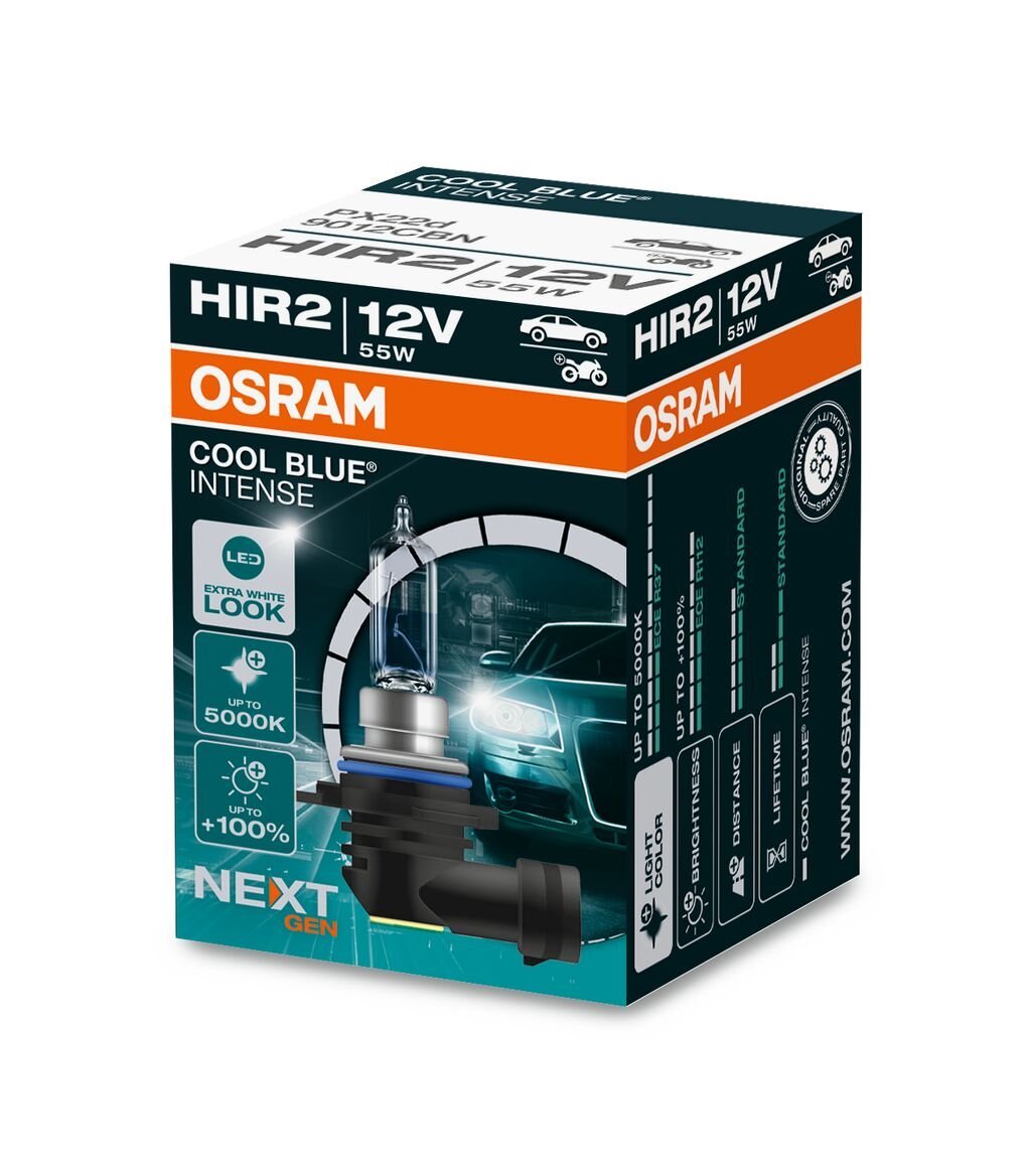 OSRAM – HIR2 Cool Blue Intense – produkt set fra siden | OSRAM