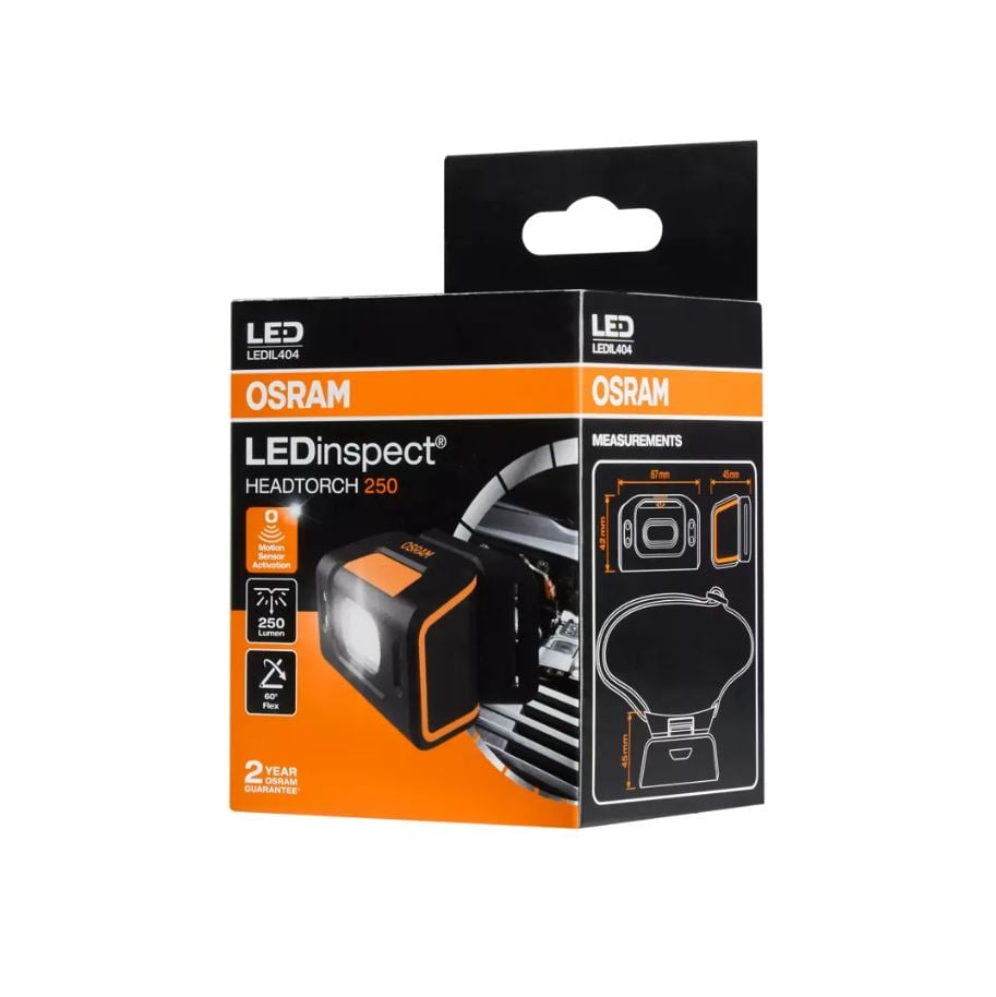 detaljebillede af LEDinspect Headtorch 250 6x1 – OSRAM