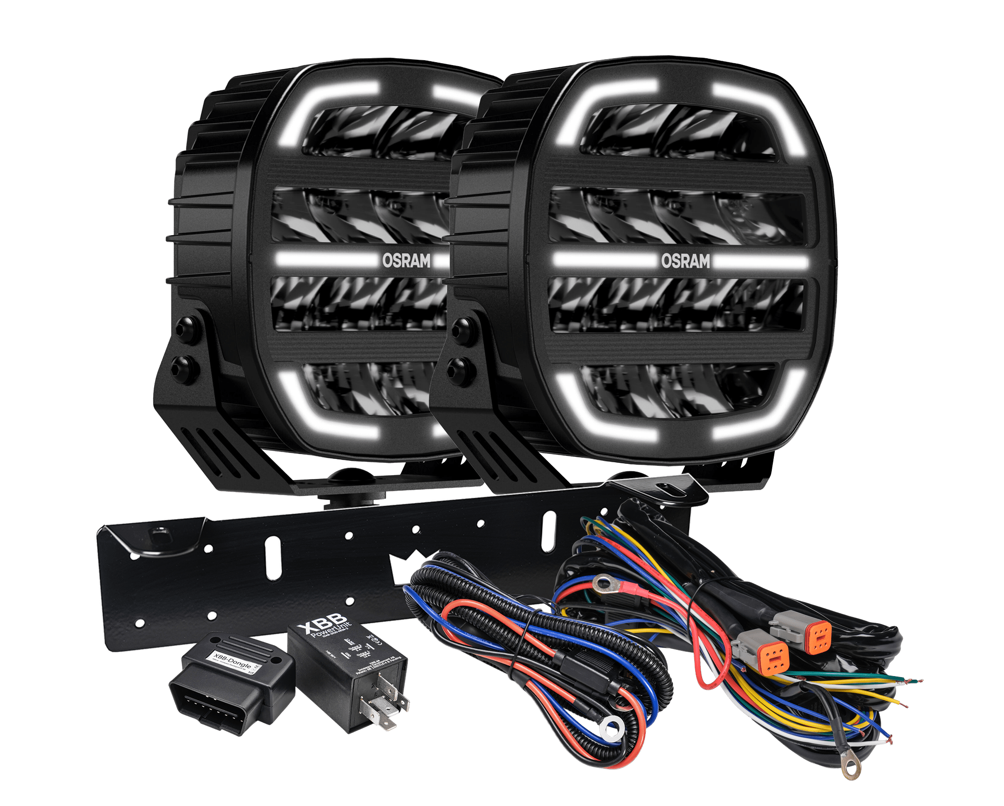 Osram LEDriving CUBE MX180 – CB 7" RAD2 – produktbillede forfra | OSRAM