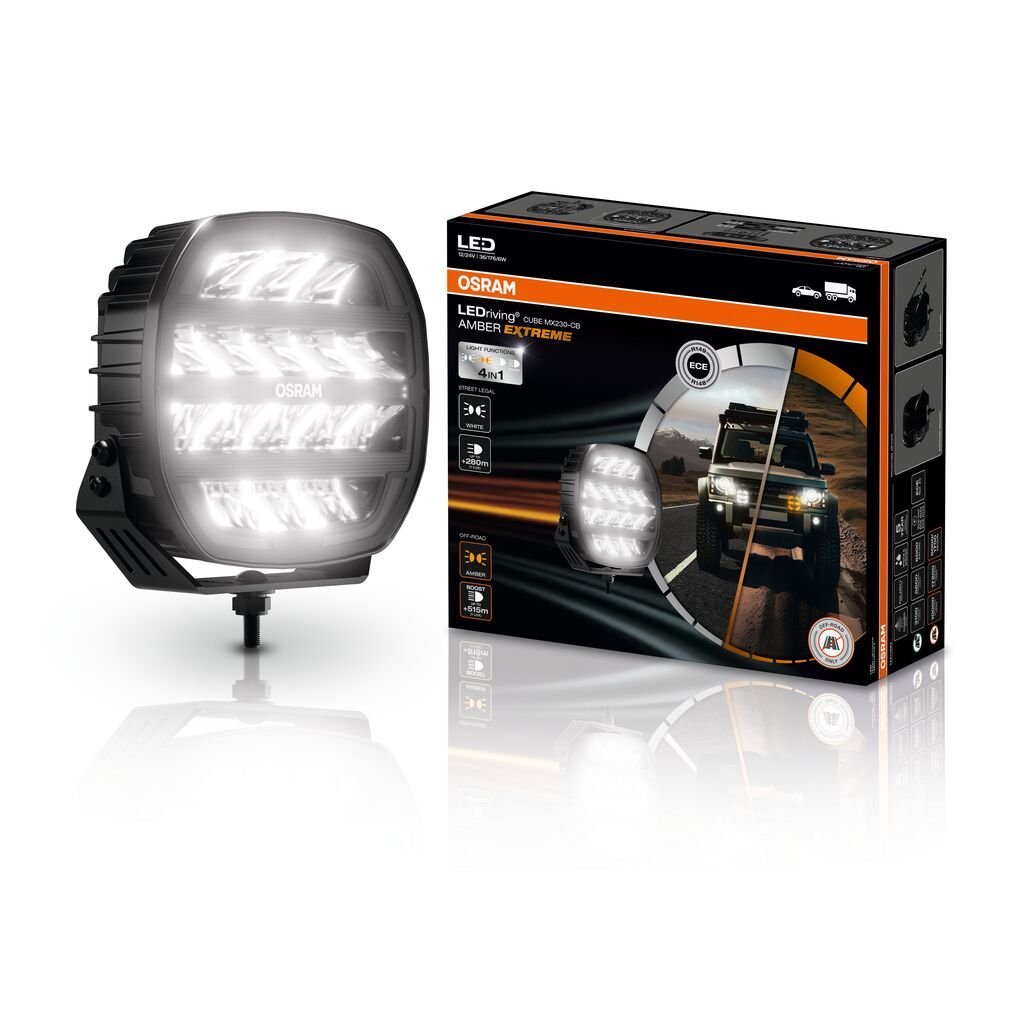 Osram LEDriving CUBE MX230 – CB AMBER EXTREME – 9" – produktbillede 14 | OSRAM
