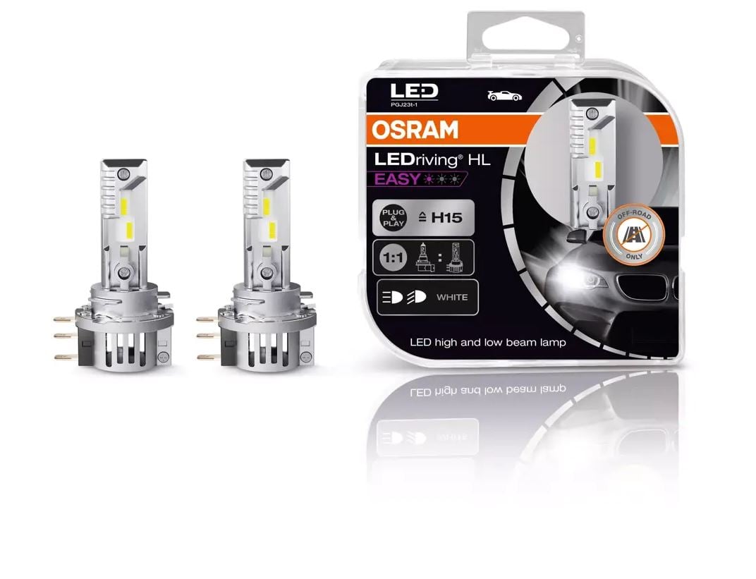 LEDriving HL EASY H15 – produktbillede forfra | OSRAM