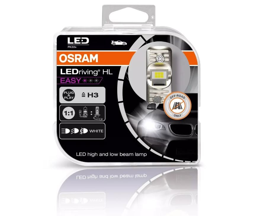 LEDriving HL EASY H3 – produktbillede forfra | OSRAM
