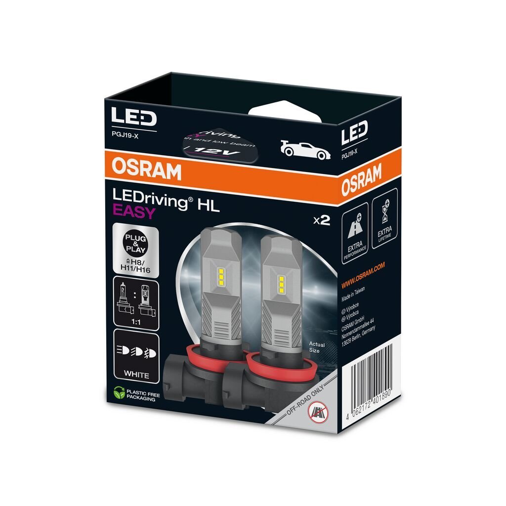 LEDriving HL EASY H8/H11/H16 – nærbillede detaljer | OSRAM