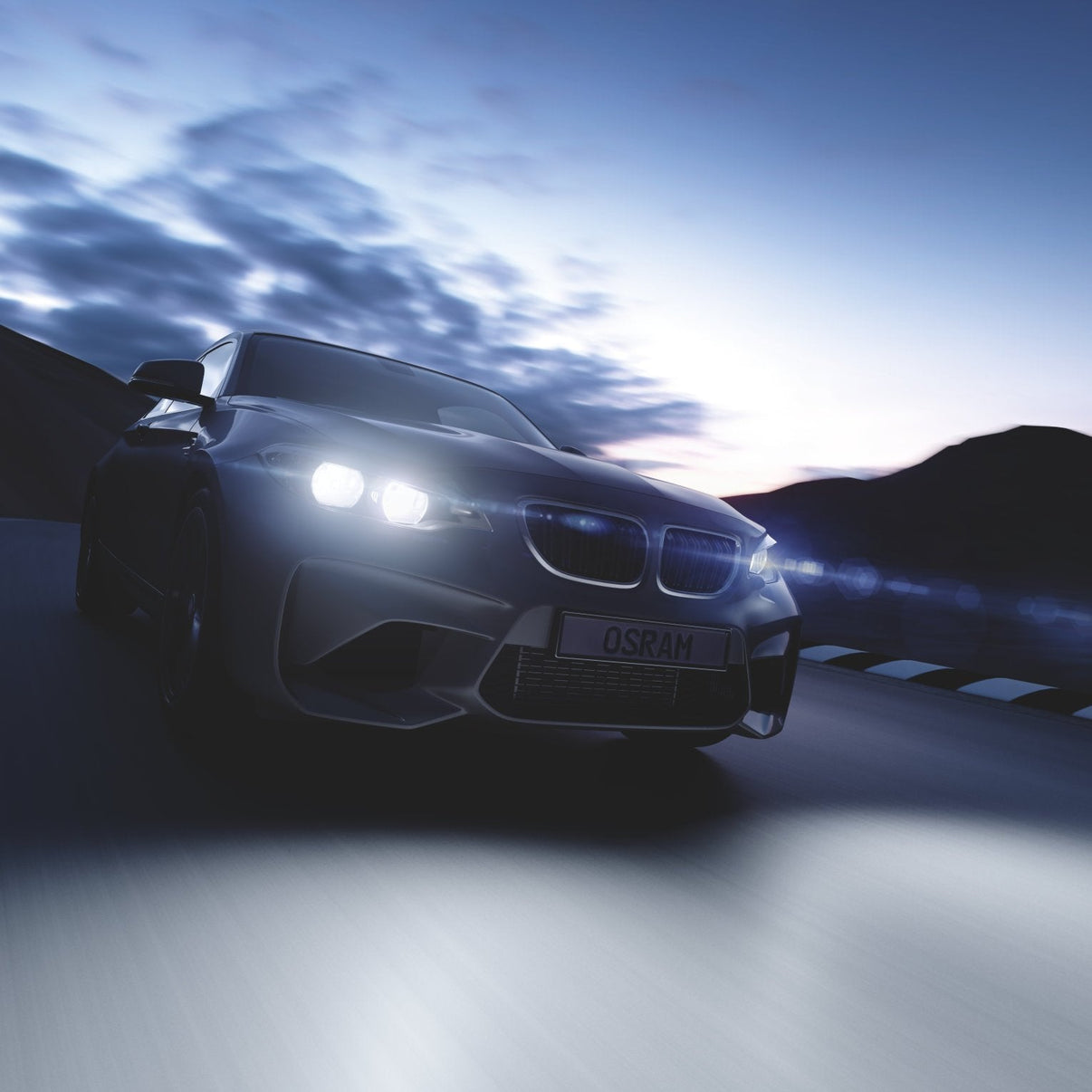 billede, der viser brugen af LEDriving HL HB4 Gen.2 - OSRAM
