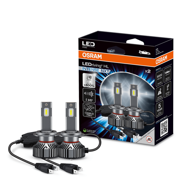 OSRAM LEDriving HL INTENSE NXT H7 – Canbus – produktbillede forfra | OSRAM