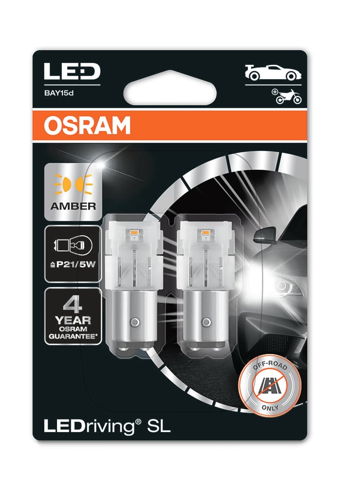 LED drivende LED-lampe SL P21/5W - produktbillede forfra | OSRAM