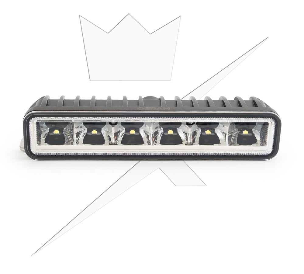 nærbillede af detaljer og materialer af OSRAM LEDriving LEDramp SX180 Spot 19cm – OSRAM