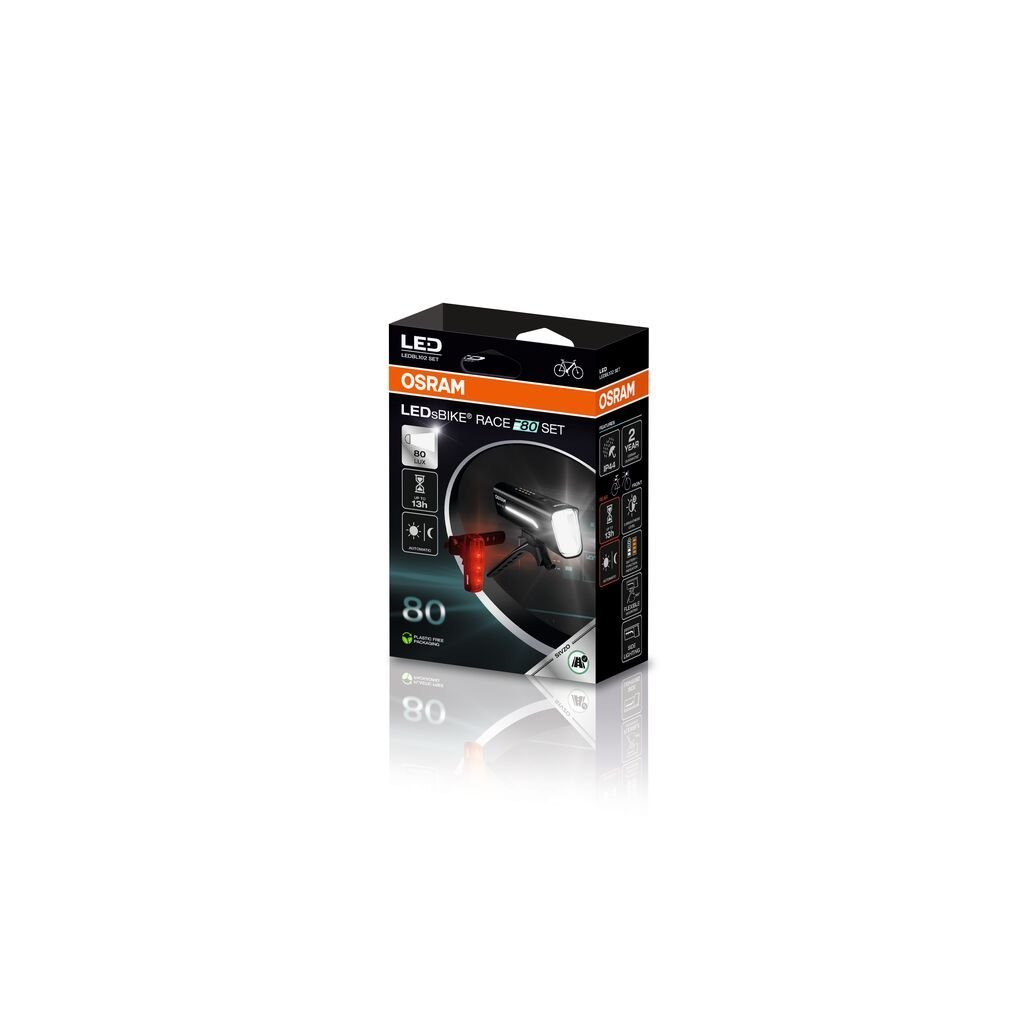 supplerende produktbillede af OSRAM LEDs BIKE RACE 80 SET – OSRAM