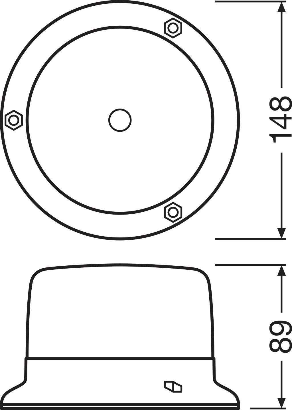 supplerende produktbillede af OSRAM LIGHTsignal LED BEACON LIGHT – OSRAM