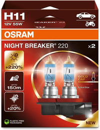 OSRAM Night Breaker 220 – H11 – produktbillede forfra | OSRAM