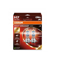 produktbillede forfra, der viser OSRAM Night Breaker 220 – H7 – OSRAM
