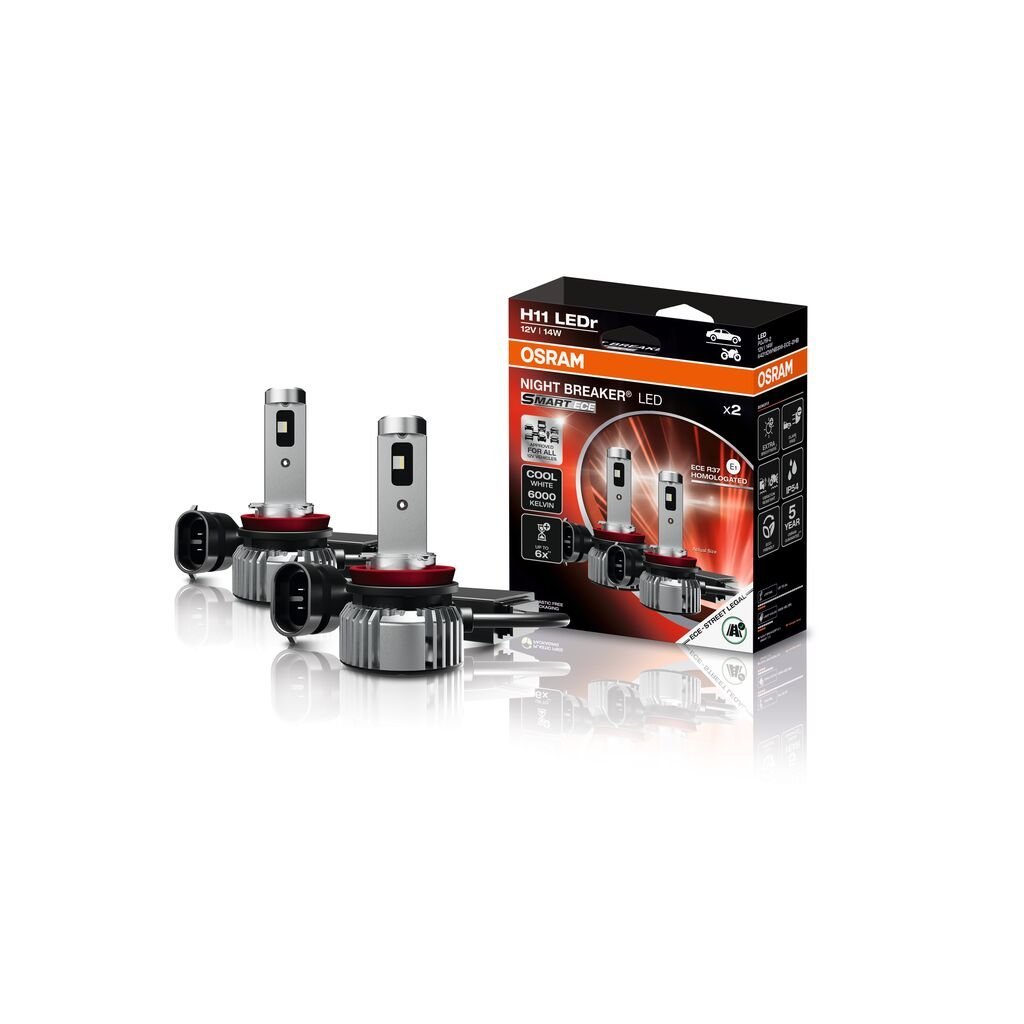 OSRAM NIGHT BREAKER LED SMART ECE – H11 – produktbillede forfra | OSRAM