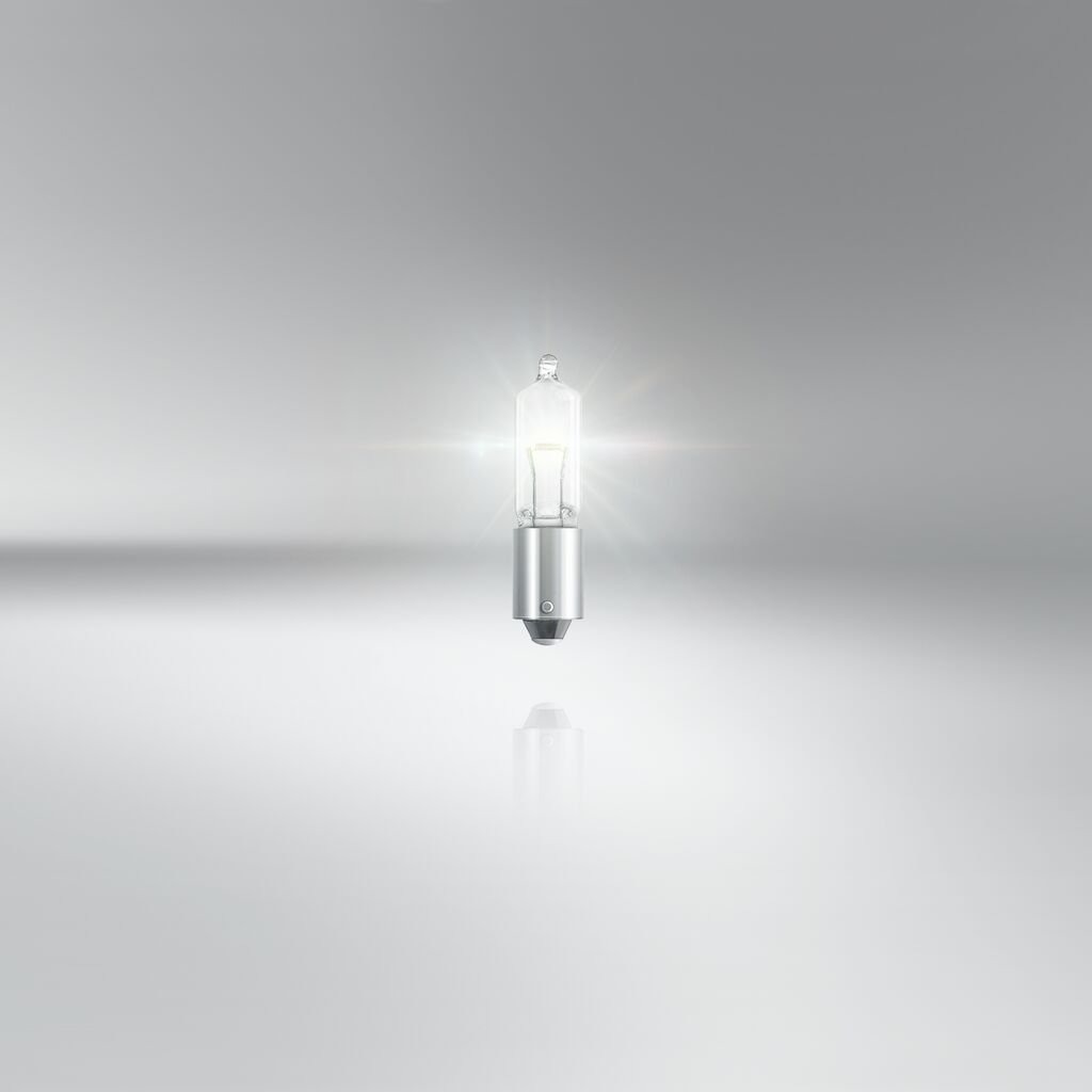 OSRAM ORIGINAL – METAL BASE – H21W – 12V – produktbillede forfra | OSRAM