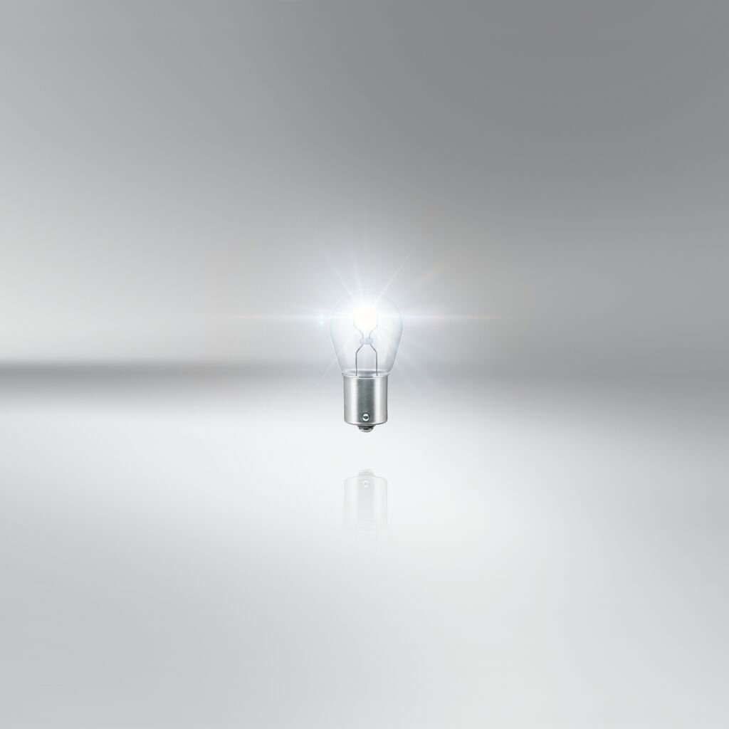 OSRAM ORIGINAL – METAL BASE – P21W – 24V – nærbillede detaljer | OSRAM