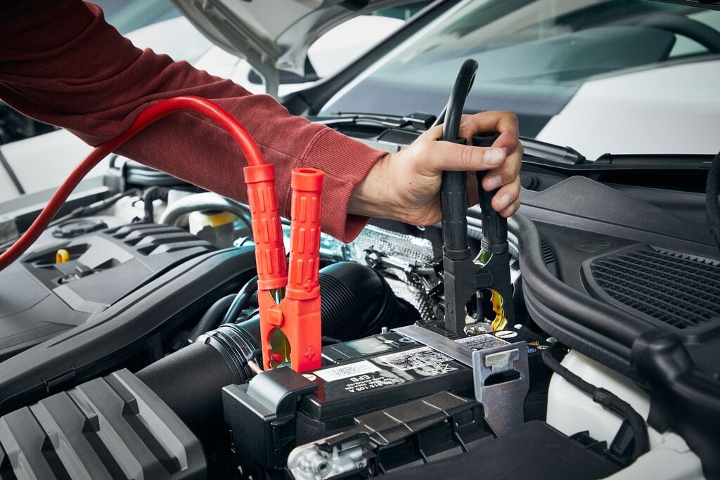 installationsvisning for OSRAM STARTERcable 1500A (BAG) – OSRAM