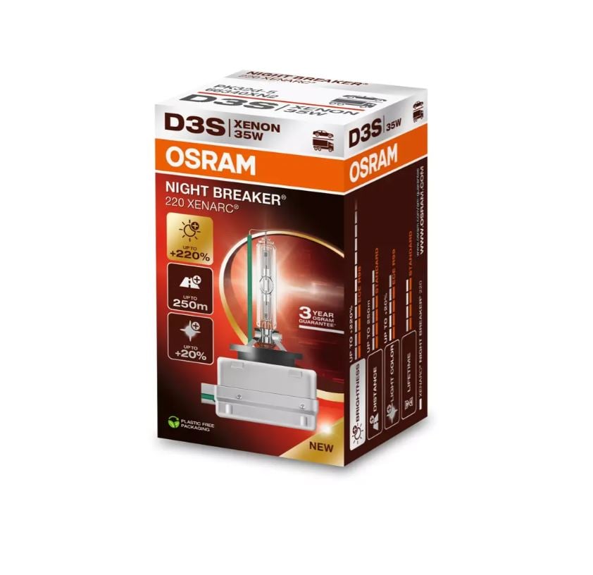 Osram Xenarc Night Breaker 220 D3S - produktbillede forfra | OSRAM