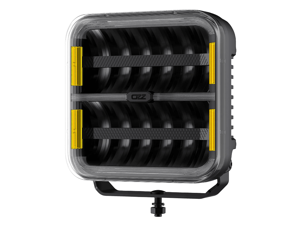 billede, der viser brugen af OZZ SQR 9″ Sort 160W – LED-ekstralys – OZZ