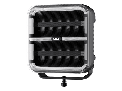 emballage og inkluderet tilbehør til OZZ SQR 9″ Sort 160W – LED Ekstra lys – OZZ