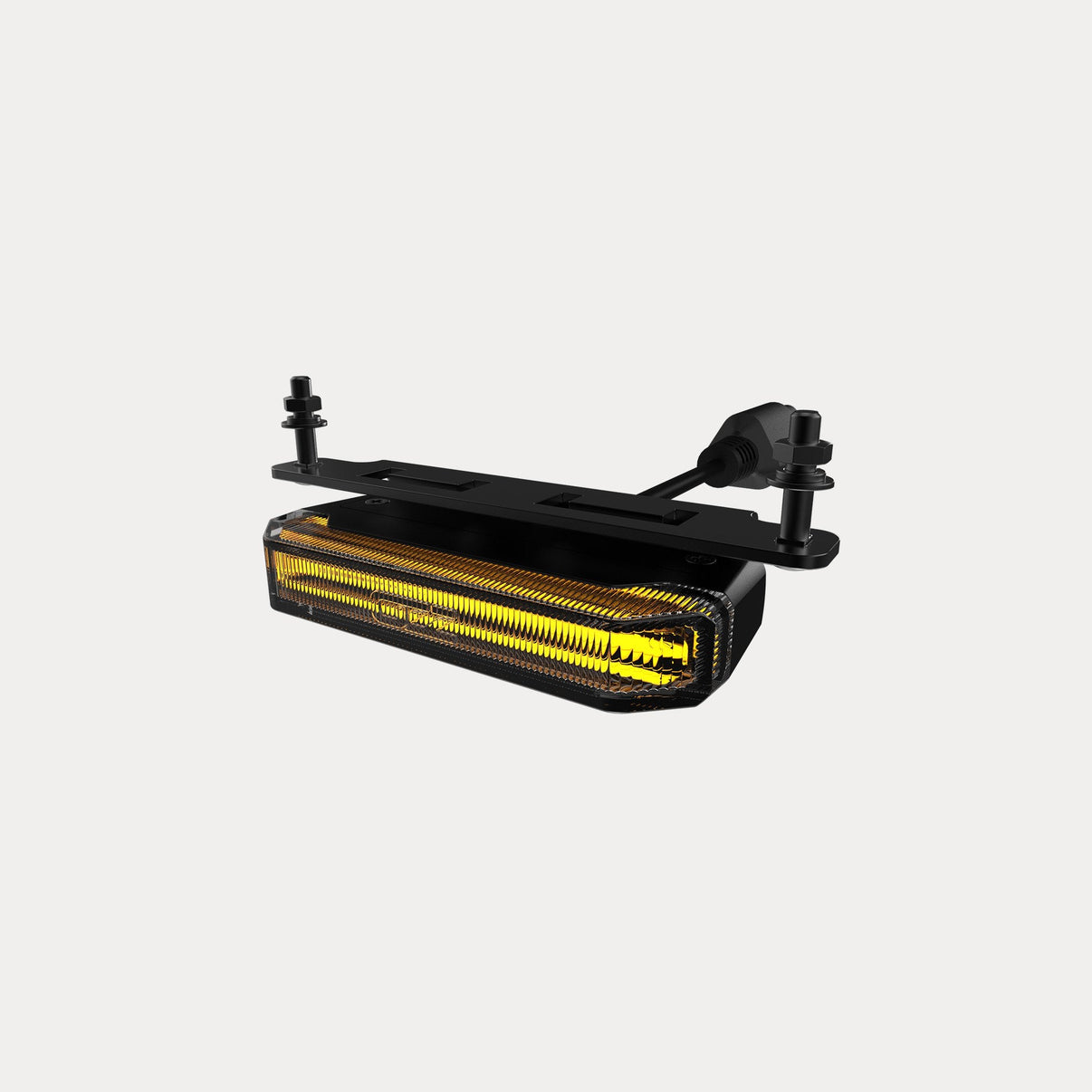 OZZ WL1 65 – Blitzlys LED – Sort – 10 – 30V – produkt set fra siden | OZZ