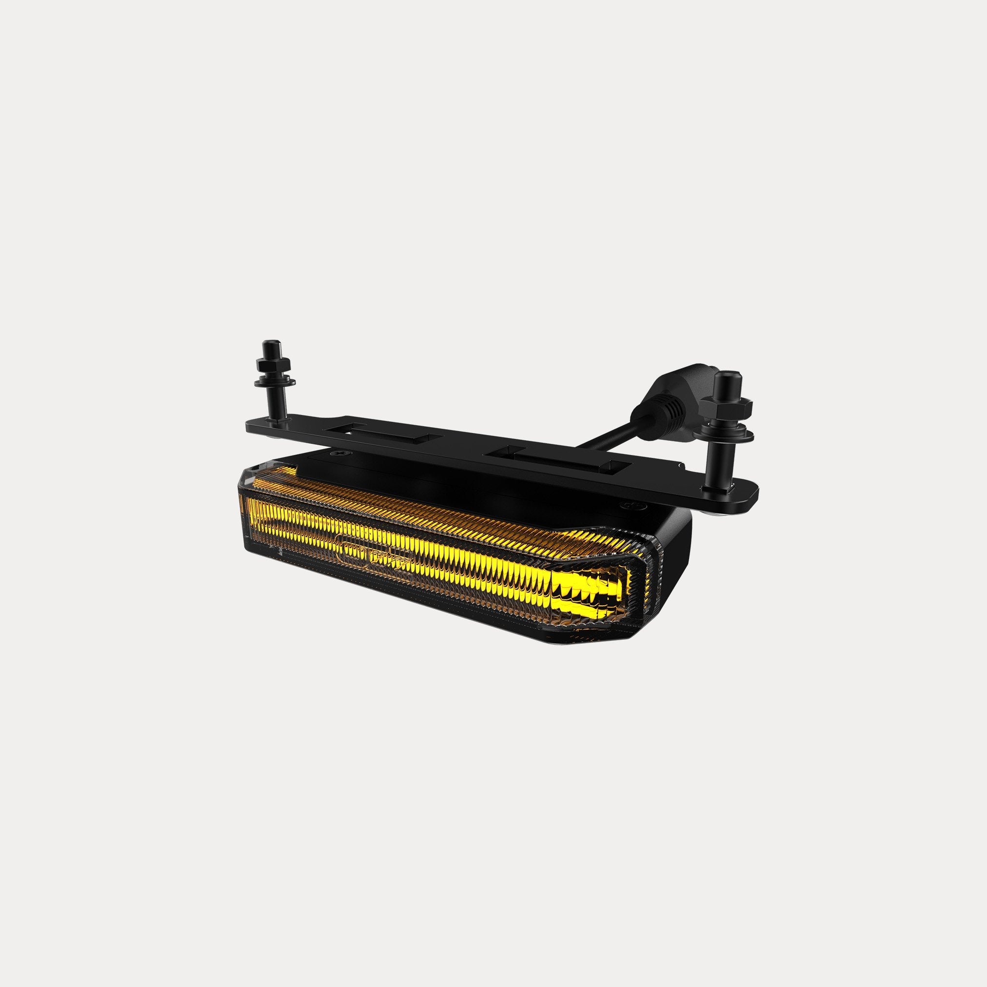 OZZ WL1 65 – Blitzlys LED – Sort – 10 – 30V – produkt set fra siden | OZZ