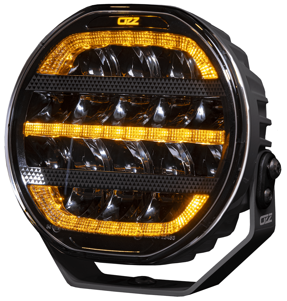 produktbillede forfra, der viser OZZ XR2 7" Sort RAD3 – OZZ
