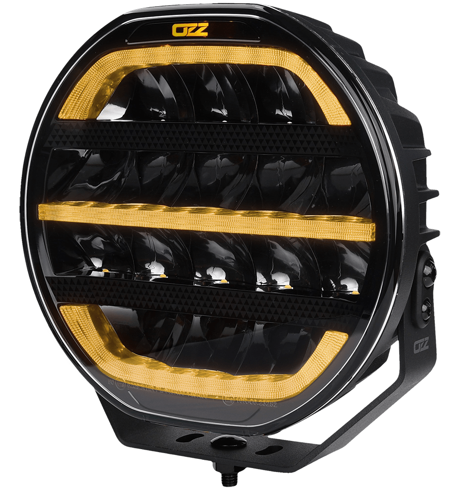produktbillede forfra, der viser OZZ XR2 9" Sort RAD4 – OZZ