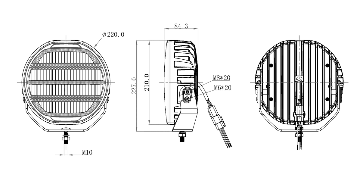 OZZ XR2 P9 Sort - Dimensioner Specifikation | OZZ