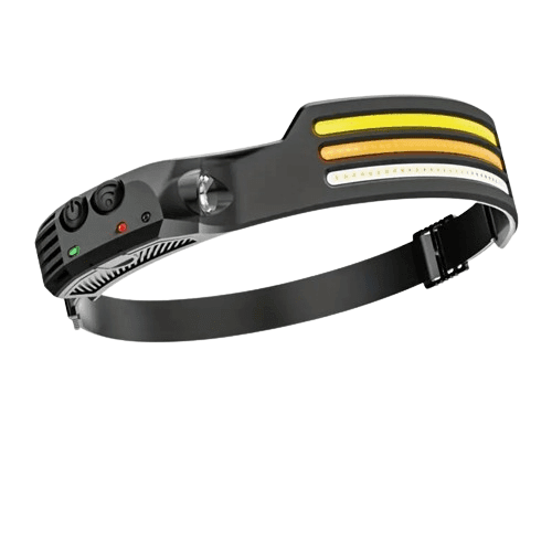 LED pandelampe med 230° belysning, bevægelsessensor og 5 tilstande - Perfekt til løb, camping og udendørs aktiviteter - Carlevel -