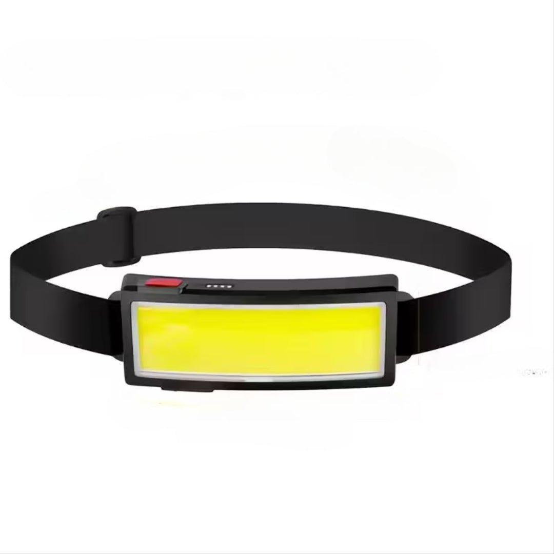 LED COB-forlygte - USB - genopladelig, 3 tilstande, justerbar pandebøjle - Carlevel - Lommelygter og pandelamper