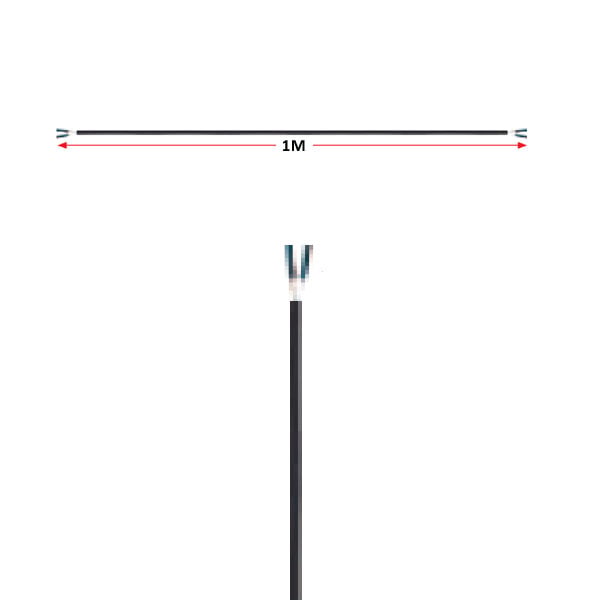 Positionskabel 2PIN – 1m – nærbillede detaljer | LEA
