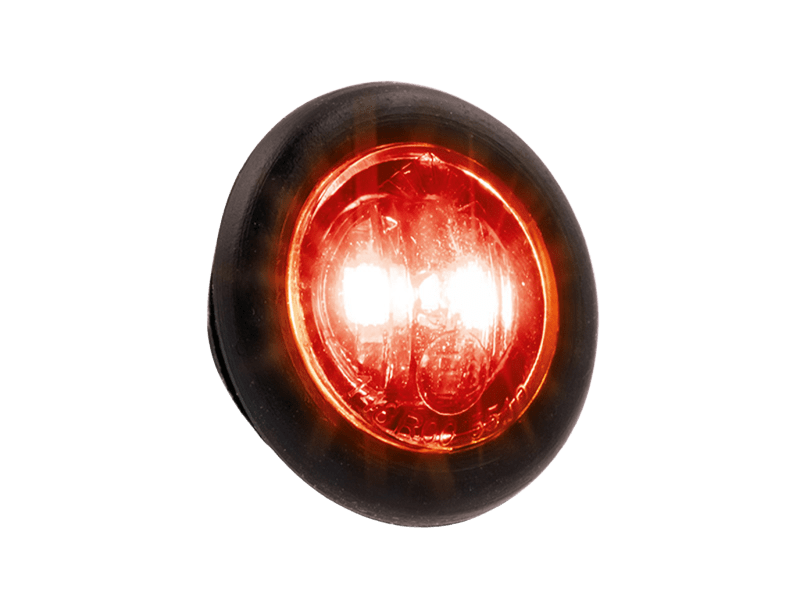 Positionslys, Optibeam Dark Phantom, 181RME ,Rød - produktbillede forfra | Optibeam