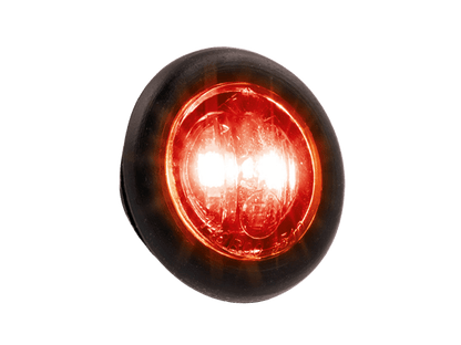Positionslys, Optibeam Dark Phantom, 181RME ,Rød - produktbillede forfra | Optibeam