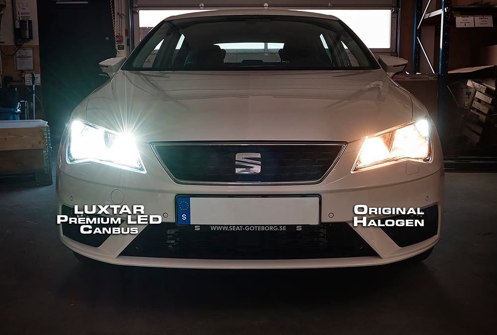 Premium CANBUS HB4 pære /9006 – 52 W – nærbillede detaljer | LUXTAR