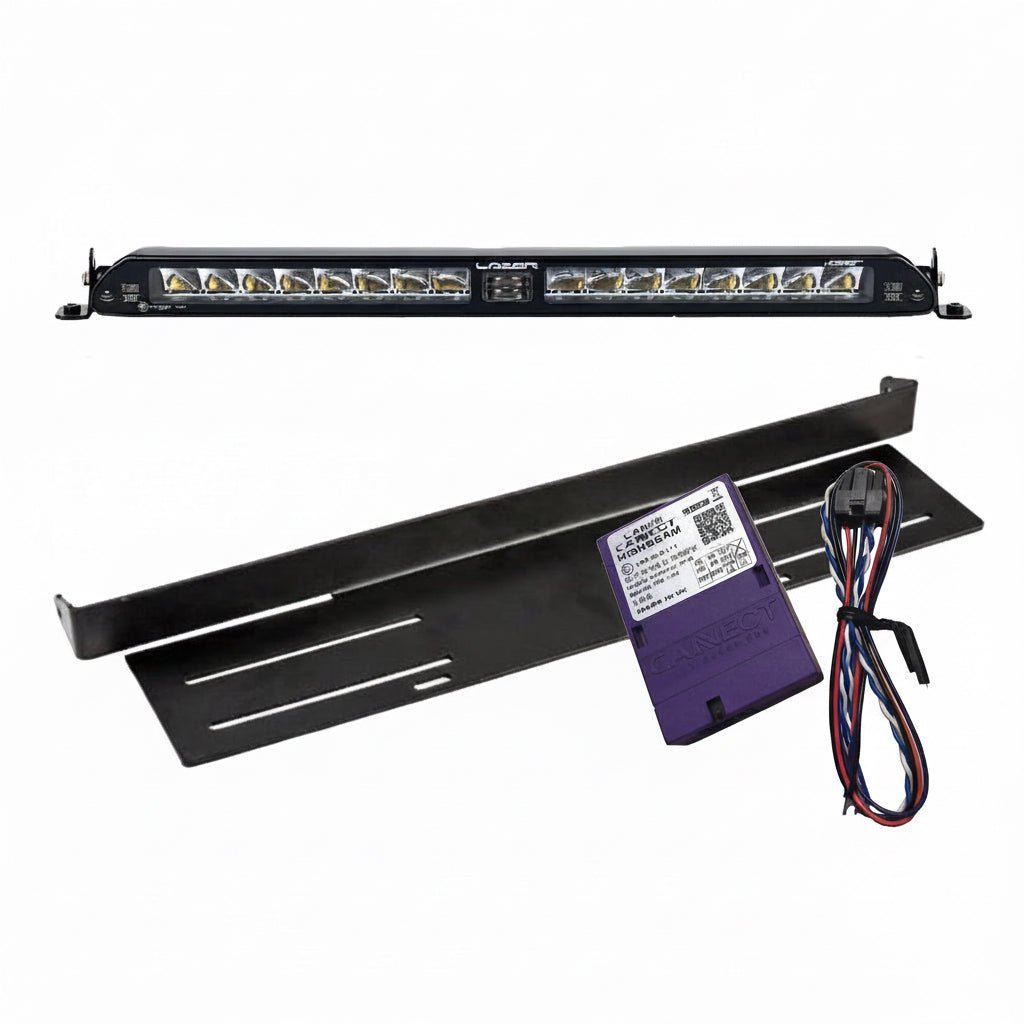 PT Lazer Linear 18 Elite LBA med montering og Canbus - Produktbillede set forfra | Laser
