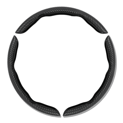 Ratdæksel - Carbon Fiber Look 38,5 cm Universal Fit - Produktbillede Set forfra | Carlevel