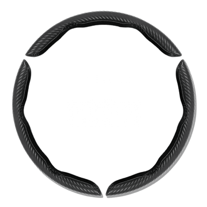 Ratdæksel - Carbon Fiber Look 38,5 cm Universal Fit - Produktbillede Set forfra | Carlevel