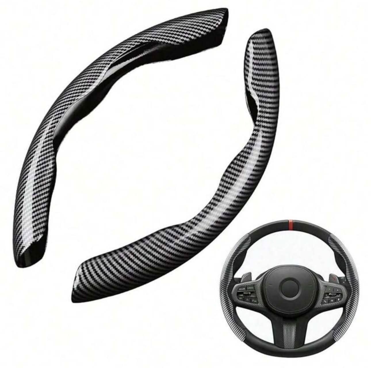 Carbon Fiber Rat Cover (2 stk) - Universal størrelse til biler | Elegant og holdbart design - Carlevel - 