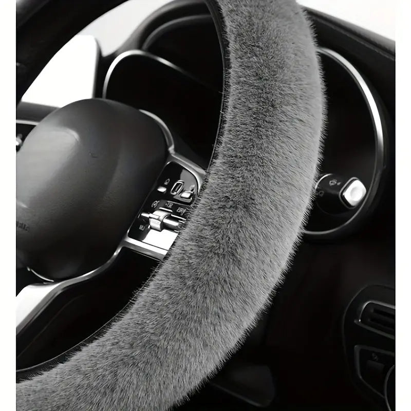 Ratdæksel 39cm Fluffy Plys - Universal Ratdæksel - Produktbillede set forfra | Carlevel