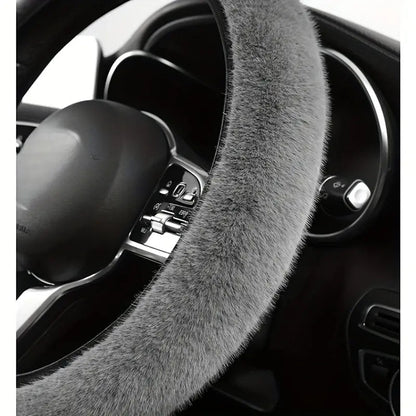 Ratdæksel 39cm Fluffy Plys - Universal Ratdæksel - Produktbillede set forfra | Carlevel