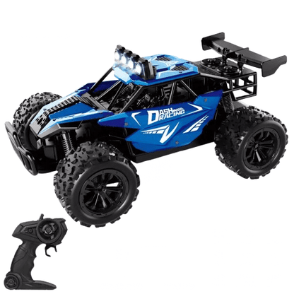 RC-bil 1:16 Radiostyret bil - 20 km/t LED USB-opladning - Produkt set fra siden | Carlevel