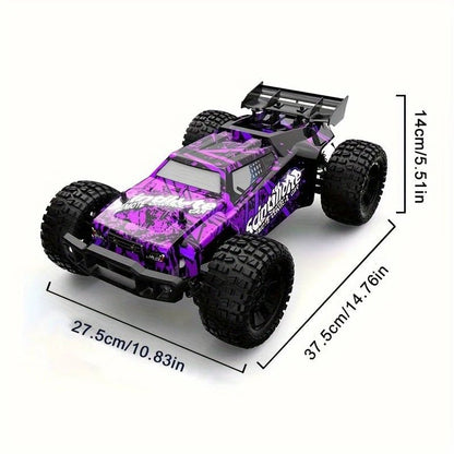 RC Monster Truck 4WD 40 km/t - Fjernbetjent bil med LED til 8+ - I brug | Carlevel