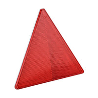 Reflex Reflector Triangle - Rød - produktbillede forfra | LEA