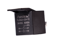 Relæ 80A/60A – 24V – 5 – PIN – 5 – vekslende – produktbillede forfra | Carlevel