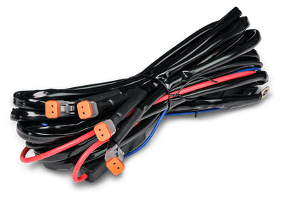 Relækabelsæt DT-2 X4 – 12V – 80A Relæ – LUXTAR – produktbillede forfra | LUXTAR