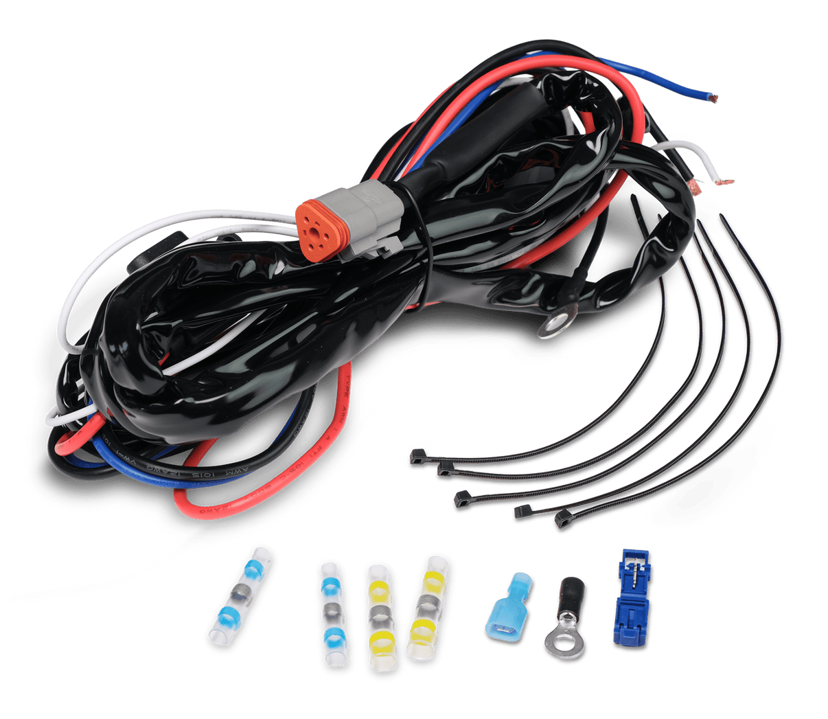 Relækabelsæt DT-3 X1 – 12V – 80A Relæ – LUXTAR – nærbillede detaljer | LUXTAR