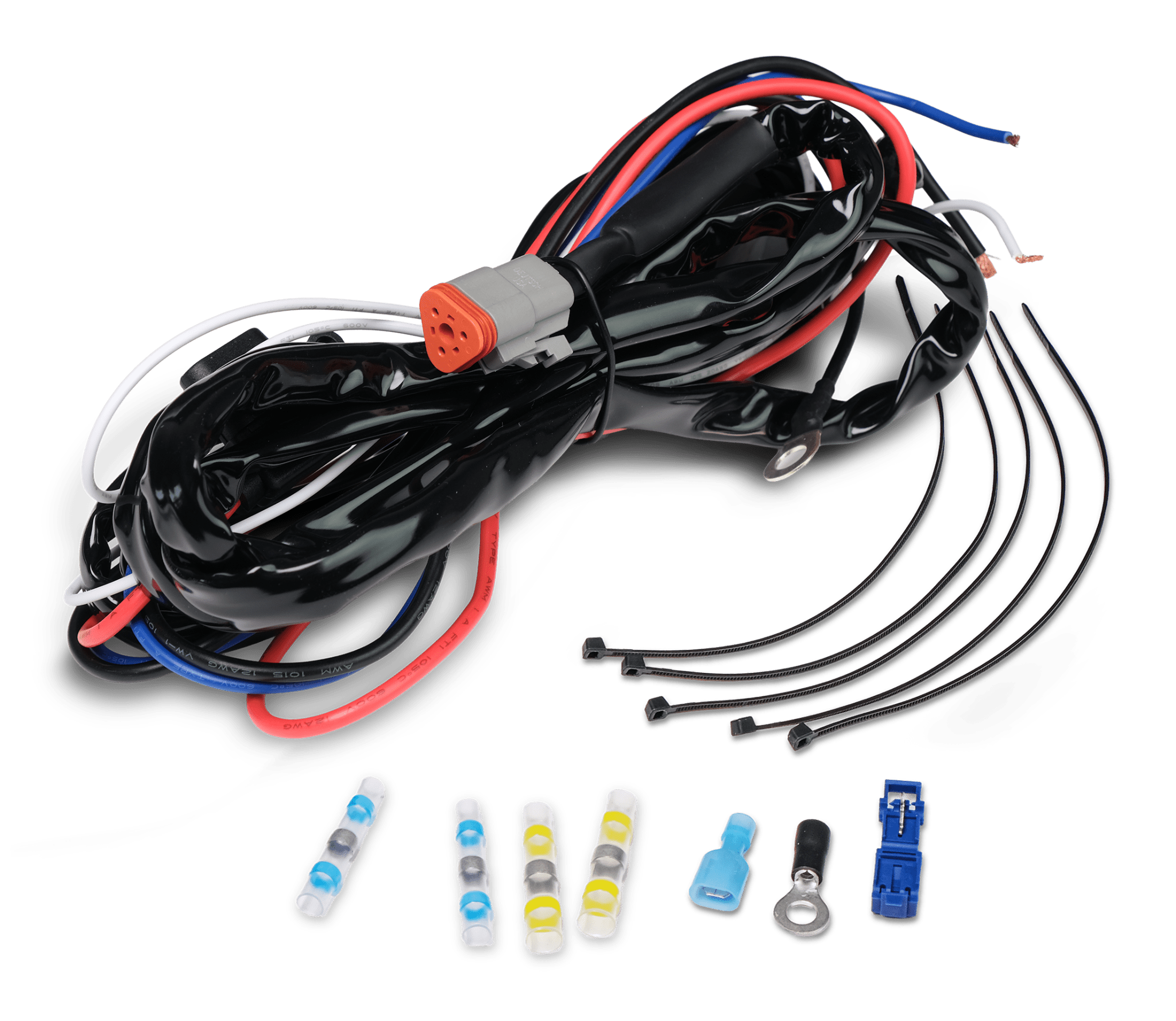 Relækabelsæt DT-3 X1 – 12V – 80A Relæ – LUXTAR – nærbillede detaljer | LUXTAR