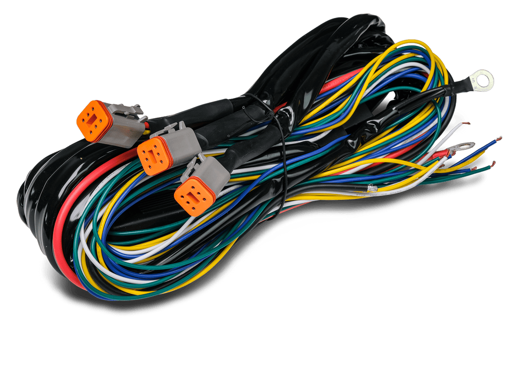 Relækabelsæt DT-6 X3 – 12V – 80A Relæ – LUXTAR – produktbillede forfra | LUXTAR