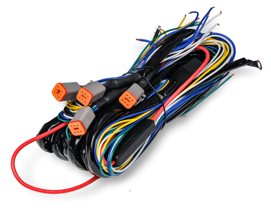 Relækabelsæt DT-6 X4 – 12V – 80A Relæ – LUXTAR – produktbillede forfra | LUXTAR